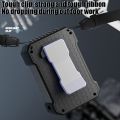 1PC Portable multifunctional waist fan 10000mAh mobile power outdoor cyclone hanging neck small fan(USB Charging).