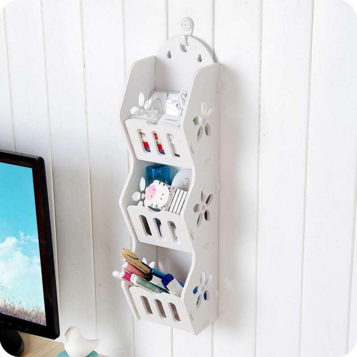 New%203%20Layers%20Wood%20Storage%20Durable%20Rack%20Shelf%20Wall%20Hanging%20Organizer%20For%20Bathroom%20Cosmetics%20Makeup%20Storage%20-%20Image%203