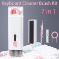 Mechanical 7 in 1 Computer Keyboard Cleaner Brush Kit Clearing Ash Screen Cleaning Headphone Cleaner Kit Keycap Puller Spray Bottle Bluetooth Earphone Brush Pen Dust Removal. 
