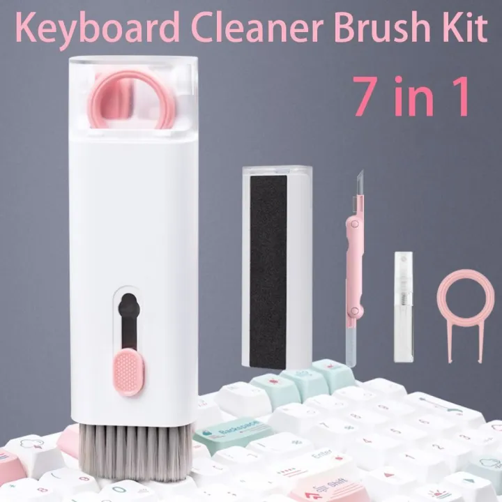 Mechanical%207%20in%201%20Computer%20Keyboard%20Cleaner%20Brush%20Kit%20Clearing%20Ash%20Screen%20Cleaning%20Headphone%20Cleaner%20Kit%20Keycap%20Puller%20Spray%20Bottle%20Bluetooth%20Earphone%20Brush%20Pen%20Dust%20Removal%20-%20Image%205