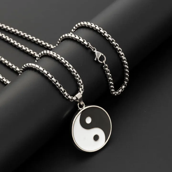 Stylish%20%20Stainless%20Steel%20Pendant%20and%20Bar%20Necklace%20Chain%20For%20Men%20-%20Image%204