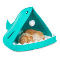 Felt Shark Type Pet Bed Foldable Pet Shark Cat Nest Dogs and Cats Cute Nest Wholesale Removable and Washable Pet Bed.