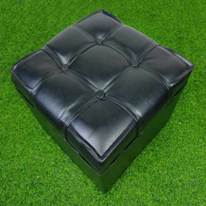 Square%20Shape%20PU%20Leather%20Rest%20Stool/mora%2014"14"14"%20Black%20-%20Image%202