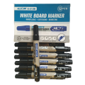 GXin G-213B Black Refillable Whiteboard Marker Pen - 12 Pieces.