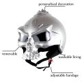 Conventional Fashion Motocross Personality Skull Mask Motorcycle Harley Helmet Protector Gift-L.