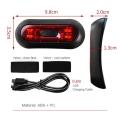 LED Bicycle Helmet Light Taillight Waterproof Motorcycle Helmet Backpack Bike Safety Signal Warning Rear Lamp Luces Para Casco. 