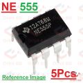 5Pcs NE555P NE555 555 Timer IC Chip DIP-8 Pin Voltage Regulator With Timer Based IC Chip NE-555 For Electronics Parts. 