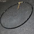 Simple Black Beads Short Necklace Female 2022 Fashion Jewelry Women Choker Necklaces Bijoux Femme Ladies Party Necklace.