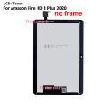 NEW Tablet Parts For Amazon Fire HD 8 Plus 8+ 2020 10th Gen HD8 2020 K72LL4 KFONWI Touch Screen Digitizer Assembly Frame. 