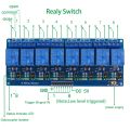 Arduino 8 channel relay module 8-channel 5V 10A Relay Module relay control board with optocoupler. Relay Output 8 way relay module. 