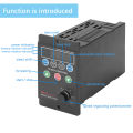 220V 750W Single-Phase Input 3-Phase Output Motor Driver Frequency Converter with Four-Digit Digital Tube Display.