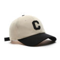 Letter C Embroidery Patchwork Baseball Cap Soft Cotton Outdoor Sun Caps Woman Man Snapback Dad Trucker Hats Unisex Streetwear.