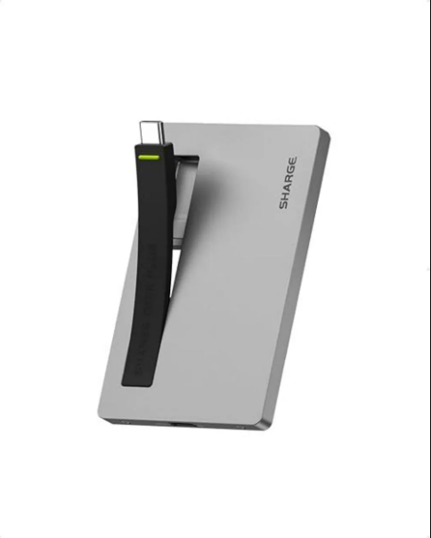 SHARGE Disk Plus SSD Enclosure for MacBook, iPhone 16 (SSD not Included)