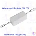 10Pcs 5Watt 0.1 Ohm WIREWOUND 5W 0.1 Ohm Ceramic Cement Power Wirewound Resistor 0.1 Ohm 5Watt Wire Wound 2Pin Leads Fixed Cement Resistor 5% Tolerance. 