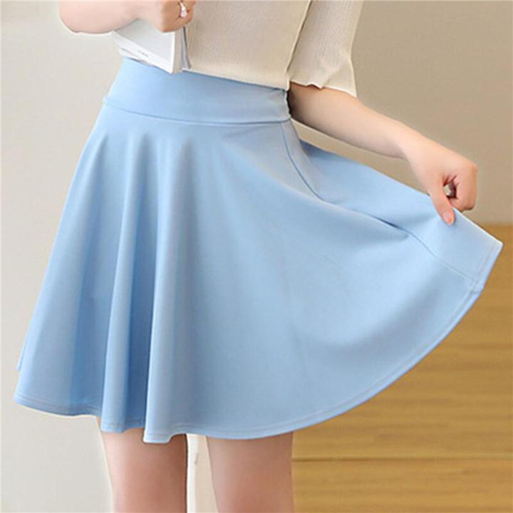 Shorts Skirts Womens Summer Fashion School Korean Style Comfortable Mini Aesthetic Pleated High Waist Skirt Female Skirts