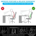 Adjustable FootRest, Desk Footrest with Massage Function, Non-Slip Foot Stools Great for Home & Office Accessories. 