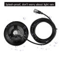 【Xiaofeng】New Retevi Magnetic Antenna Bae, 4m Cable UHF Male Connector, Magnetic Bae with PL-259/UHF Female Connector, 110mm Diameter for Car Bu CB Radio Car Mobile Tranceiver (1 Pack).