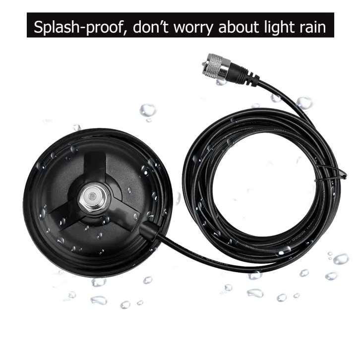 %E3%80%90Xiaofeng%E3%80%91New%20Retevi%20Magnetic%20Antenna%20Bae,%204m%20Cable%20UHF%20Male%20Connector,%20Magnetic%20Bae%20with%20PL-259/UHF%20Female%20Connector,%20110mm%20Diameter%20for%20Car%20Bu%20CB%20Radio%20Car%20Mobile%20Tranceiver%20(1%20Pack)%20-%20Image%203