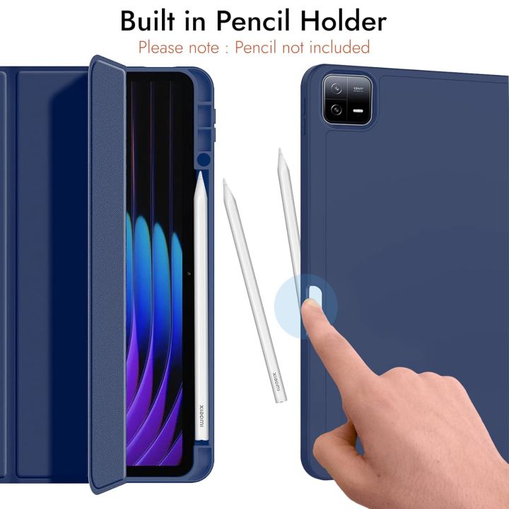 Premium%20Cover%20for%20Xiaomi%20Mi%20Pad%207/7%20Pro%2011.2%20inch%20Cover,%20Soft%20Flexible%20Flip%20Case%20Cover%20with%20Pen%20Holder%20for%20Xiaomi%20Pad%207/7%20Pro%2011.2%20inch,%20Support%20Auto%20Sleep%20Wake,%20Recoil%20Series%20-%20Black%20/%20Navy%20Blue%20-%20Image%209