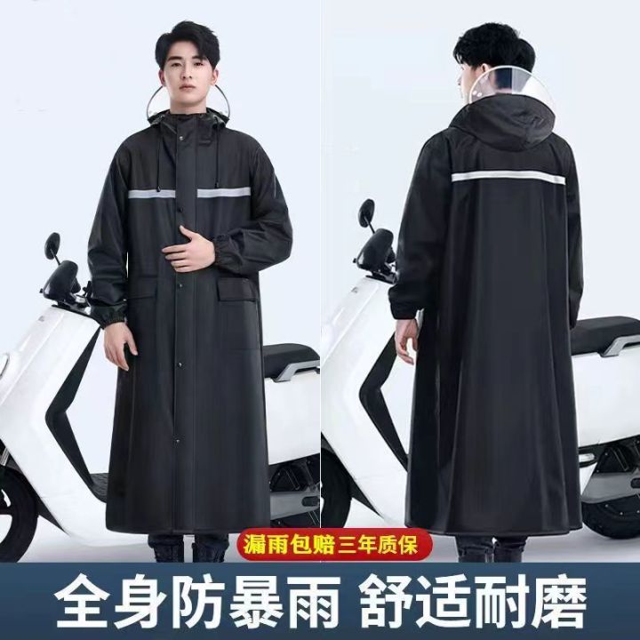 Oxford Raincoat Women Men Hooded Poncho Motorcycle Rainwear Long Style Outdoor Hiking Rain Poncho Environmental Rain Coat Jacket