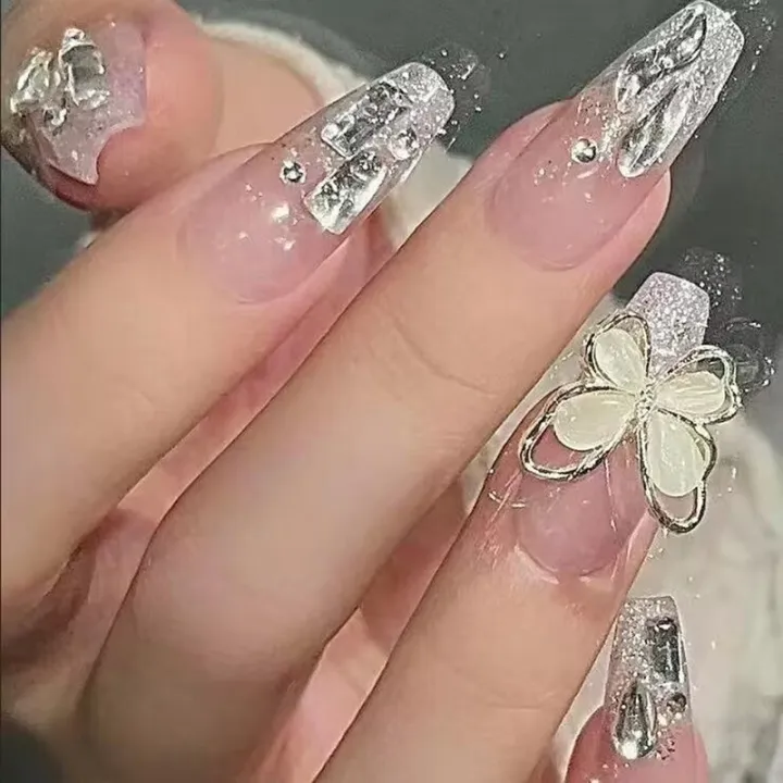 Xiaohongshu%20hand-worn%20nail%20nail%20pieces%20wholesale%20long%20diamond%20butterfly%20nail%20stickers%20finished%20nail%20patches%20jelly%20glue%20-%20Image%202