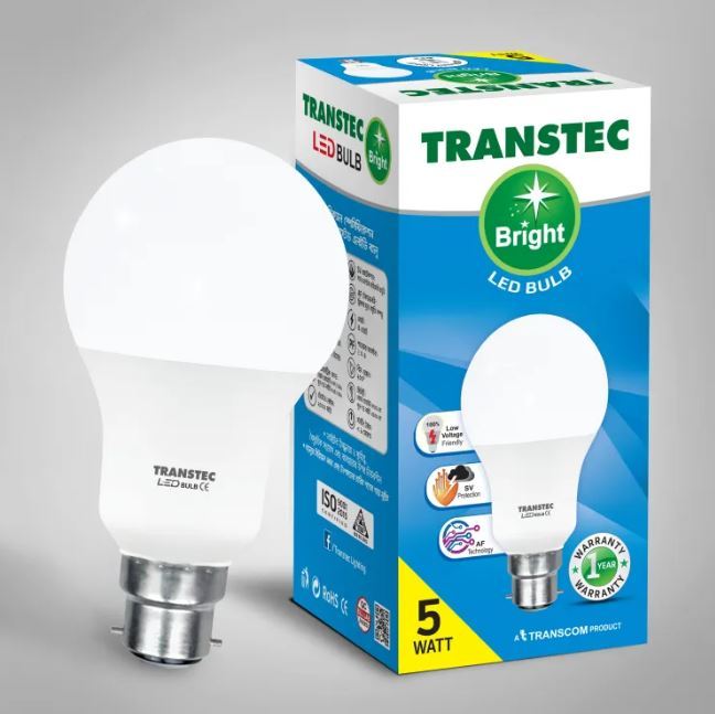 Transtec Bright LED Bulb 5 Watt