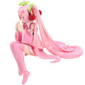 New Hatsune Miku Anime figure Pink dress PVC model action toys Cherry pink cherry blossom decoration collect gifts Dislikelike. 
