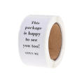 100pcs/roll Thank You Sticker Seal Labels Small Business Gift Decor Package Scrapbook Stickers Office Stationery Children Gifts. 