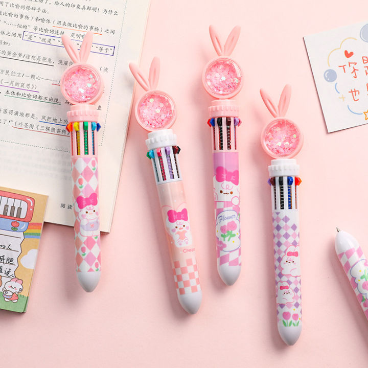 Kawaii%20Rabbit%20Ballpoint%20Pen%2010%20Colors%20Cartoon%20Cute%20Bunny%20Sequin%20Pens%20Kids%20School%20Office%20Stationery%20Multicolor%20Ball%20Pen%20jingu%20-%20Image%203
