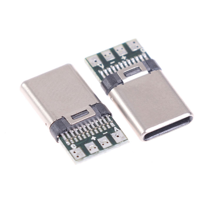 5/10Pcs%20USB%203.1%20Type%20C%20Male%20DIY%20Solder%20Cable%20Plug%20Connector%20Socket%20PC%20Board%20-%20Image%205