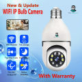 Bulb IP Camera 360 ° PTZ Bulb IP Camera 1080 HD  WIFI IP Security Camera V380 IP Camera E27. 