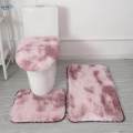 3Pcs Bath Mats Set for Bathroom, with Toilet Cover Bathroom Rug Sets, for under The Sink.