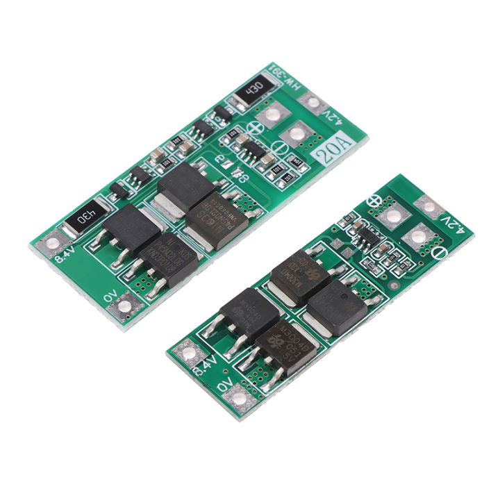 2S 20A 7.4V 8.4V 18650 Lithium Battery Protection Board/BMS Board ...