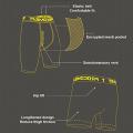 S-XXXL Men One Leg Basketball Tights Compression Polyester Sports Training Running Fitness Tights Pants Athletic Base Layer. 