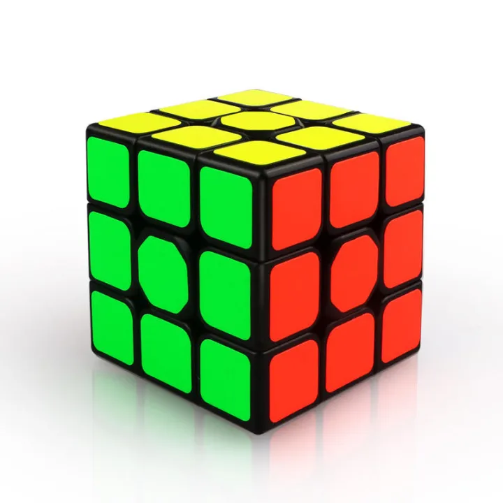QiYi%203x3%20Black%20Speed%20cube%20Magic%20Puzzle%20Toy%20for%20Kids%20&%20Adults%20Magic%20Speedy%20Stress%20Buster%20Brainstorming%20Puzzles%20Cube%20(Multicolor)%20-%20Image%203