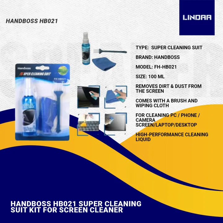 HANDBOSS%20HB021%20Super%20Cleaning%20Suit%20Kit%20For%20Screen%20Cleaner%20LED%20&%20LCD%20TV%20Computer%20Monitor%20Laptop%20and%20Mobile%20Desktop%20Lindaa%20-%20Image%202