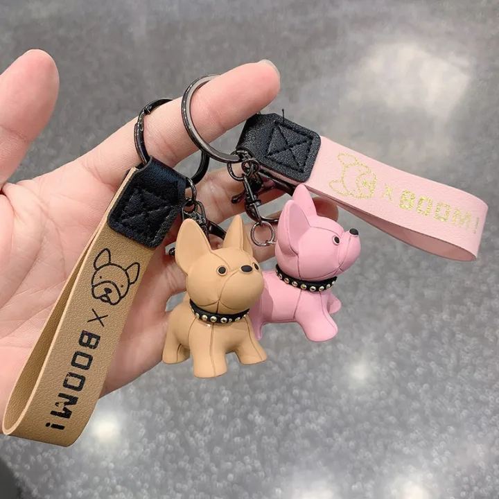 Fashion%20Punk%20French%20Bulldog%20Keychain%20PU%20Leather%20Dog%20Keychains%20for%20Women%20Bag%20Pendant%20Jewelry%20Trinket%20Men's%20Car%20Key%20Ring%20Key%20Chain%20-%20Image%203