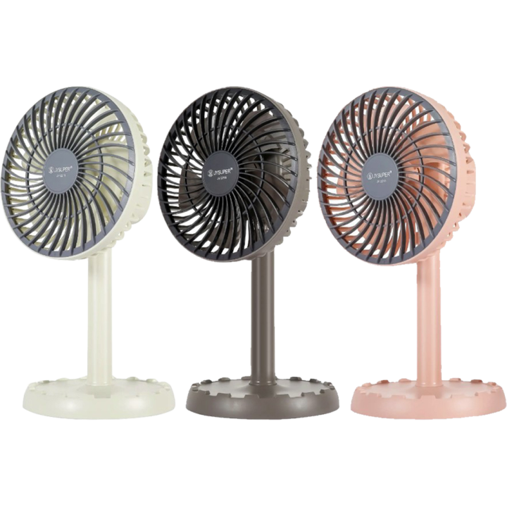 JY SUPER 2218 Rechargeable Portable Table Fan Oscillating
