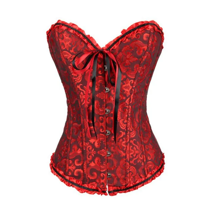 Women%20Lace%20Up%20Corset%20Boned%20Waist%20Zip%20Floral%20Women%20Tops%20Brocade%20Overbust%20Corset%20Female%20Slimming%20Clothing%20Shapewear%20Corset%20-%20Image%206
