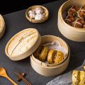 Mini Chinese Dumplings Steam Basket Cooking Tools Set Makes Tasty Bao Buns Kitchen Tools Set Steam Cooker Bamboo Steamer Sum Steamer Steam Pot.