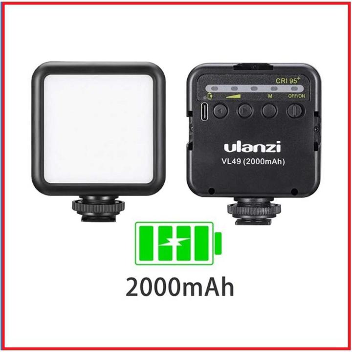 ULANZI VL49 Rechargeable Mini LED Video Light