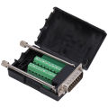 DB15 Male D-SUB 2 Row 15-Pin Plug Breakout Terminal Solderless Connector Screw. 