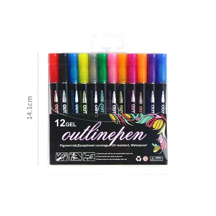 Contour%20pen%20double%20line%20contour%20pen%20metal%20glitter%20pen%20set%20marker%20pen%20account%20pen%20highlighter%20brush%20wholesale%20-%20Image%205