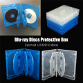 CD Storage Box 10-Piece Pack CD Case Plastic Double-Sided CD Storage Car CD Case Thickened DVD Case Durable Easy Install Easy to Use. 