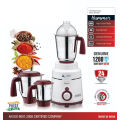 Ajnur Blender Plus Mixer Grinder - Powerful 1200W Motor for Superior Performance-Auto shut-off for overload protection.