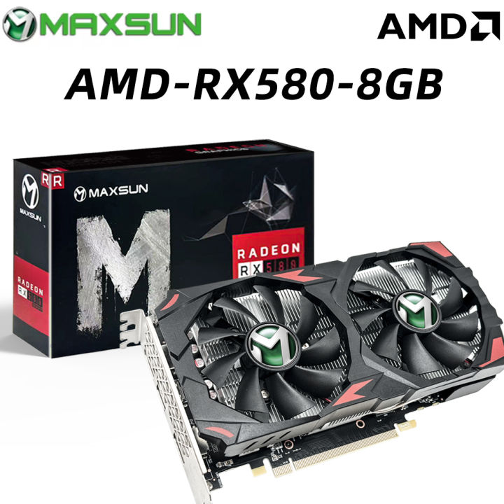 MAXSUN%20AMD%20RX%20580%208GB%202048SP%208Pin%20Placa%20De%20Video%20Gaming%20Graphics%20Card%20GDDR5%20256Bit%20Radeon%20GPU%20desktop%20computer%20components%20-%20Image%207