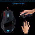Single Hand One-Handed Gaming Keyboard RGB Backlit Portable Mini Gaming Keypad Mouse Set. 