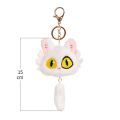 Anime Movie Keychain Anime Cat Suzume No Tojimari Plush Keychain Suzume No Tojimari Plush Toy Anime Daijin Cat Keychain 15cm Soft Sadaijin Black Cat Stuffed Keyring Backpack Pendant. 