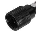 CO2 Adapter Refill Aluminum Connector ASA with G1/2-14 Soda Accessory Black. 