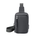 Men's Shoulder Bag Outdoor Leisure Travel Nylon Crossbody Bag Sports Mini Chest Bag Multifunctional Simple Trend Cell Phone Bag. 